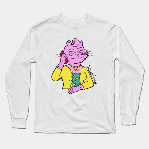 Princess Caroline Long Sleeve T-Shirt by RobyL